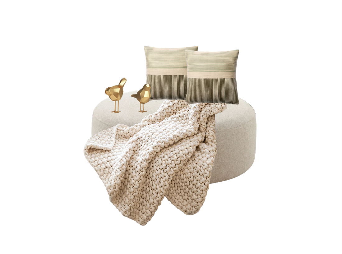 Cozy and classic farmhouse styling accents